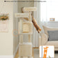 PAWZ Road 133cm Cat Tree Tower Condo Scratching Post Scratcher House for Large Cats Beige
