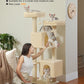 PAWZ Road 133cm Cat Tree Tower Condo Scratching Post Scratcher House for Large Cats Beige
