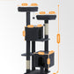 PAWZ Road 133cm Cat Tree Tower Condo Scratching Post Scratcher House for Large Cats Dark Grey