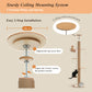 PAWZ Road Wood Cat Tree Floor to Ceiling(200.5cm-261.5cm) Cat Tower Scratcher Condo House Bed Toy