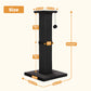 PAWZ Road 82cm Cat Tree Scratching Post Tower Sturdy Board Gym Furniture Fun Toys Black