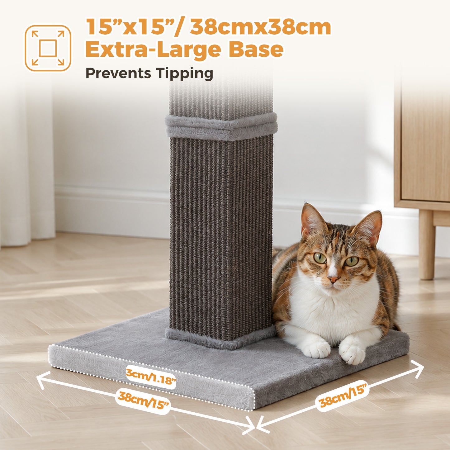 PAWZ Road 82cm Cat Tree Scratching Post Tower Sturdy Board Gym Furniture Fun Toys Dark Grey