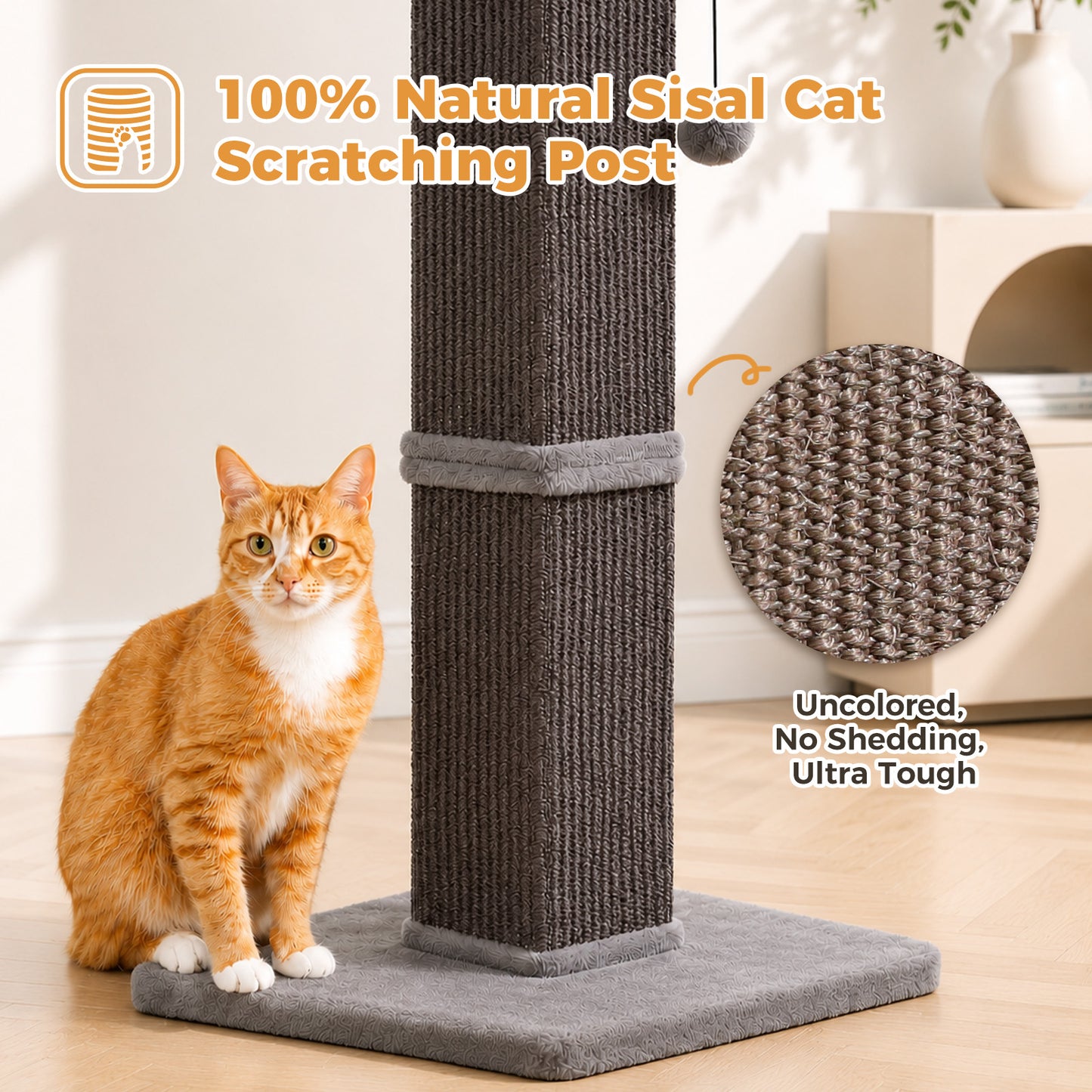 PAWZ Road 82cm Cat Tree Scratching Post Tower Sturdy Board Gym Furniture Fun Toys Dark Grey