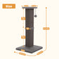 PAWZ Road 82cm Cat Tree Scratching Post Tower Sturdy Board Gym Furniture Fun Toys Dark Grey