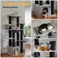 PAWZ Road Large Cat Tree Heavy Duty Cat Tower Scratching Post Condo House 170cm Black