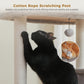 PAWZ Road 113cm Cat Tree for Indoor Cats Large Adult, Multi-Level Cat Tower with Scratching Posts, Spacious Top Perch, Large Bed and Pompom Balls