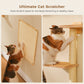 PAWZ Road Cat Wall Shelves, Wooden Cat Wall Mounted with Scratching Posts, 5-in-1 Modern Climbing Set with Scratcher Pads & 4 Steps Climbing Rops for Indoor Cats, Beige