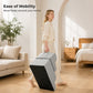 PAWZ Road Dog Stair for Small Dog and Cat, 4-Steps Pet Ramp for Bed & Couch, 50cm Heigh, Anti-Slip Bottom, 30D Foam-Filled, Separable Design, Machine Washable Cover, Pets Friendly, Dark Grey