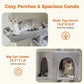 PAWZ Road 175cm Cat Tree Tower Scratching Post Scratcher Condo House Furniture Grey