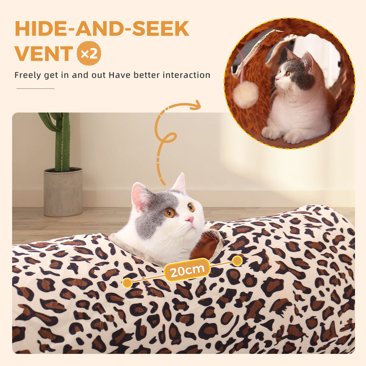 PAWZ Road Collapsible Cat Tunnel, S Shape Tube for Cats, Rabbits & Dogs Collapsible Tube, Easy Folding & Storage, Lightweight Design, Convenient For Home, Travel & Outdoor Use