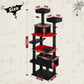 PAWZ Road 184cm Gothic Cat Tree Tower Scratching Post Scratcher Condo House Cat Furniture Black