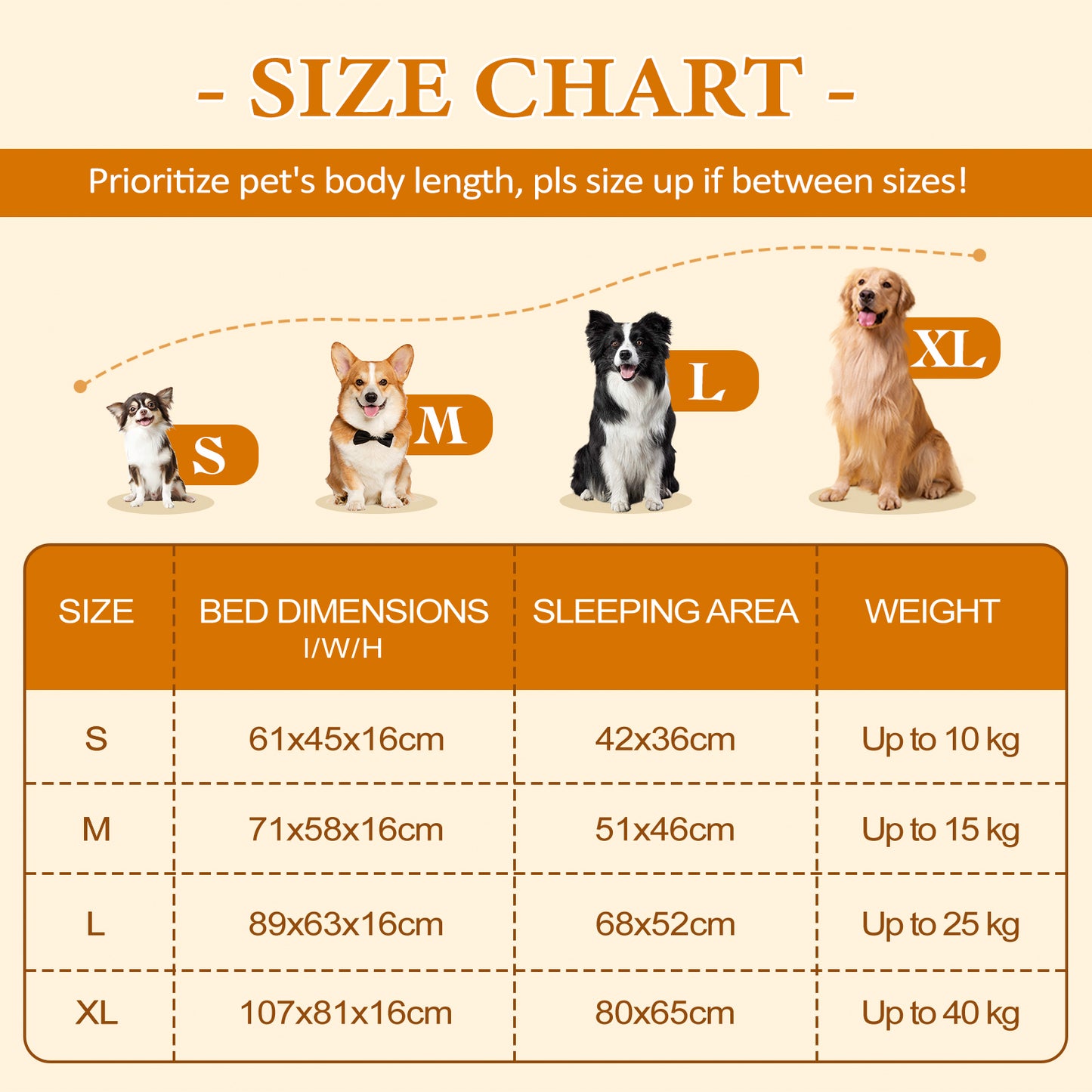 PAWZ Road Dog Bed Pet Calming Bed Soft Warm Dog Nest Houses Washable Waterproof