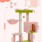 PAWZ Road Cat Tree Tower Condo House Cat Scratching Post Furniture with Hammock Pink