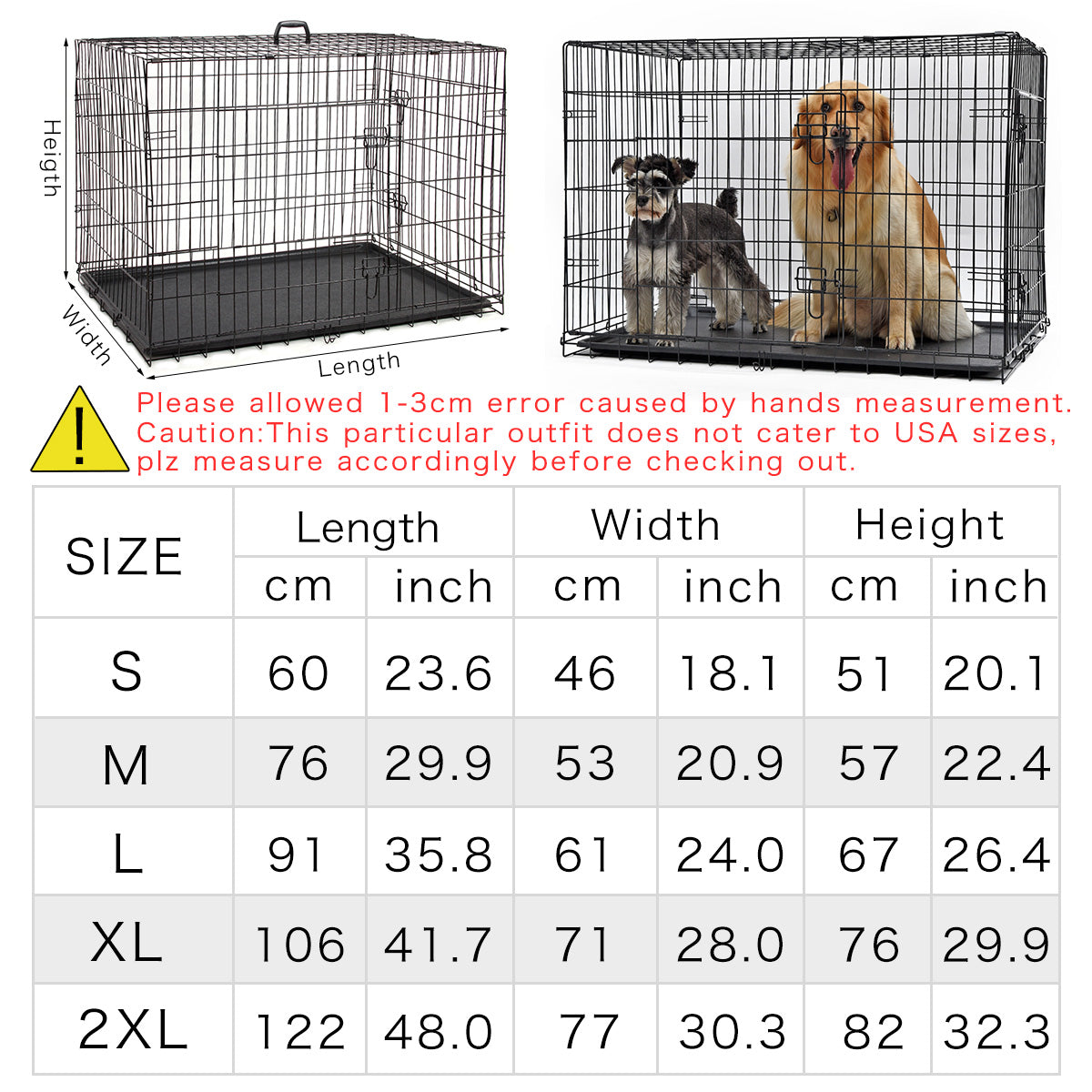 PAWZ Road Pet Dog Crate Cage Kennel - Main Image
