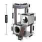 PAWZ Road 89cm Multi-Level Cat Tree Wooden Furniture Cat Home Grey