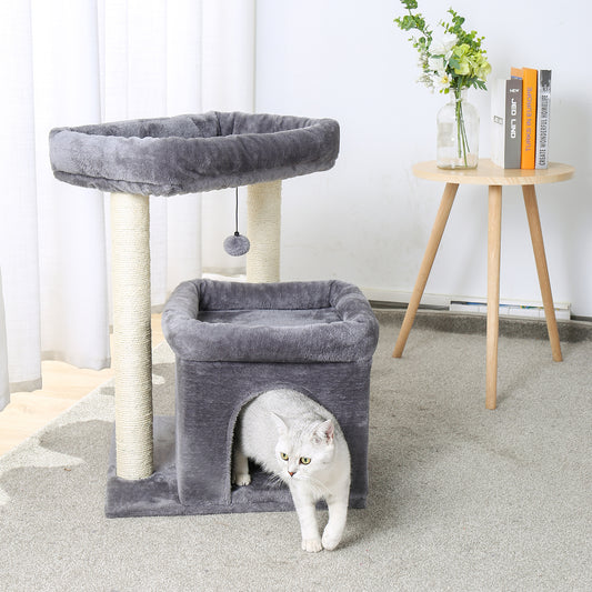 PAWZ Road Cat Tree with Sisal-Covered Scratching Posts