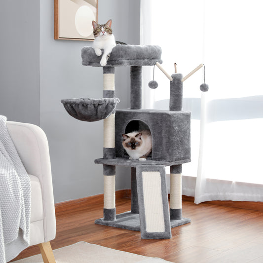 PAWZ Road Cat Tree Scratching Post Tower Condo House with Interactive Cat Stick