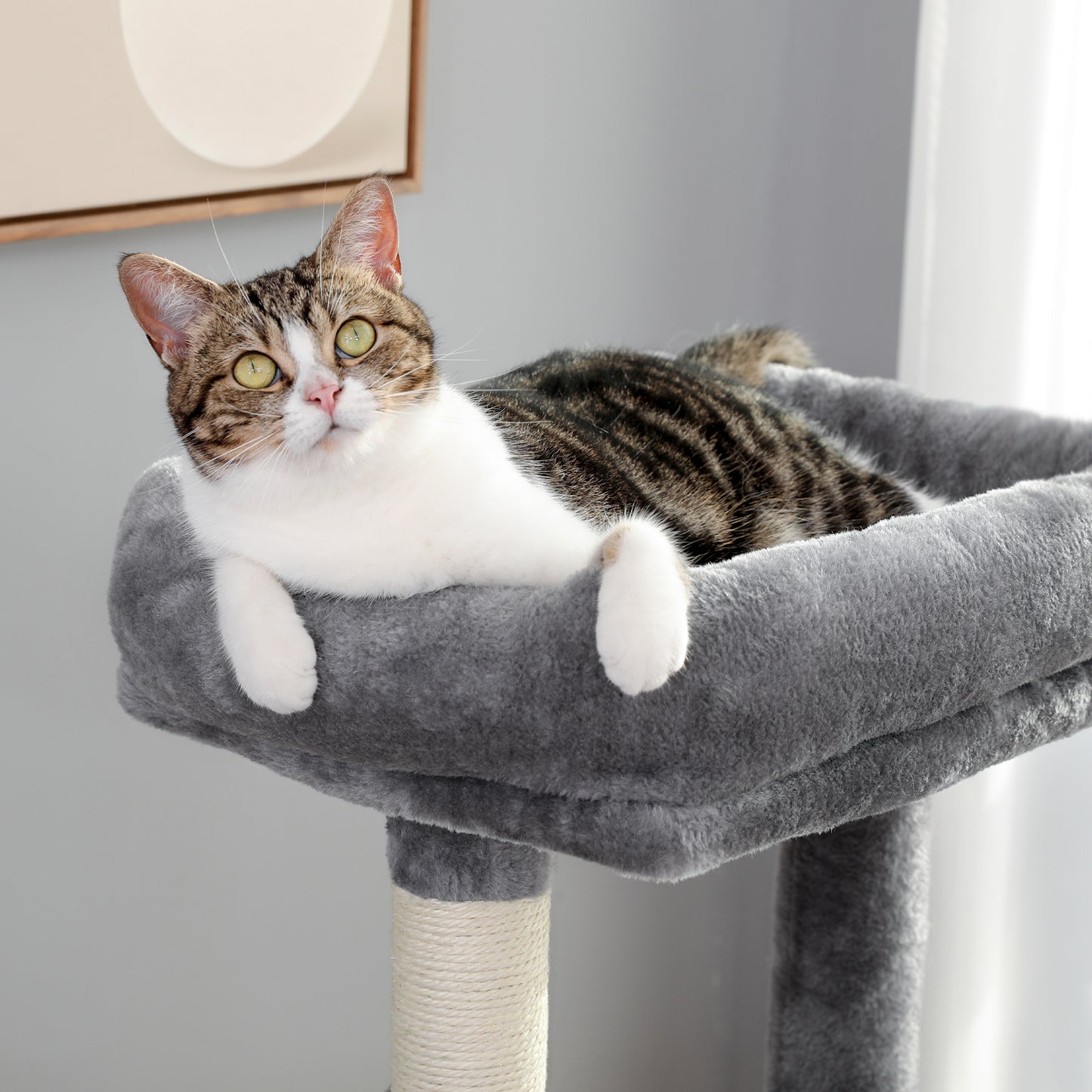 PAWZ Road Cat Tree Scratching Post Tower Condo House with Interactive Cat Stick