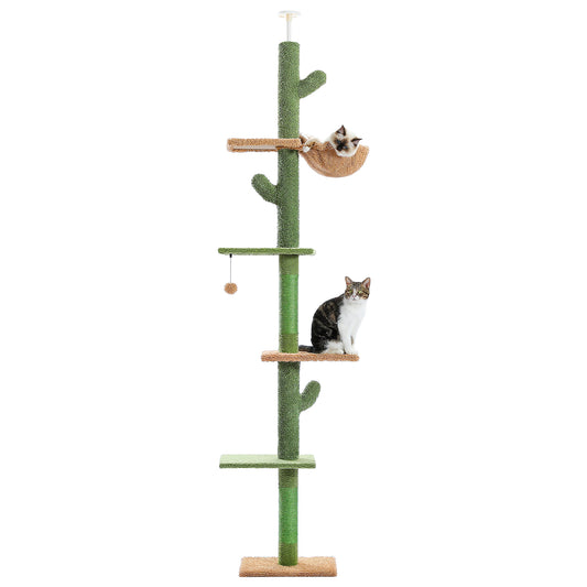 PAWZ Road Cat Tree Scratching Post Scratcher Tower Condo House Ceiling High 275cm
