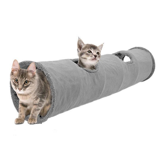 PAWZ Road Durable Suede Collapsible Cat Tunnel Toys